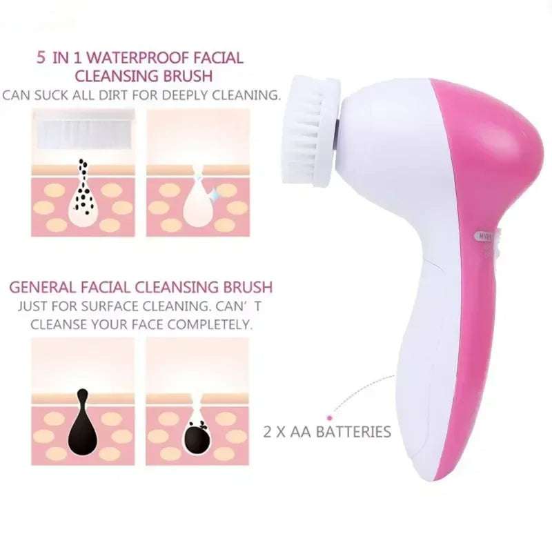 5-in-1 Facial Brush Cleaner™