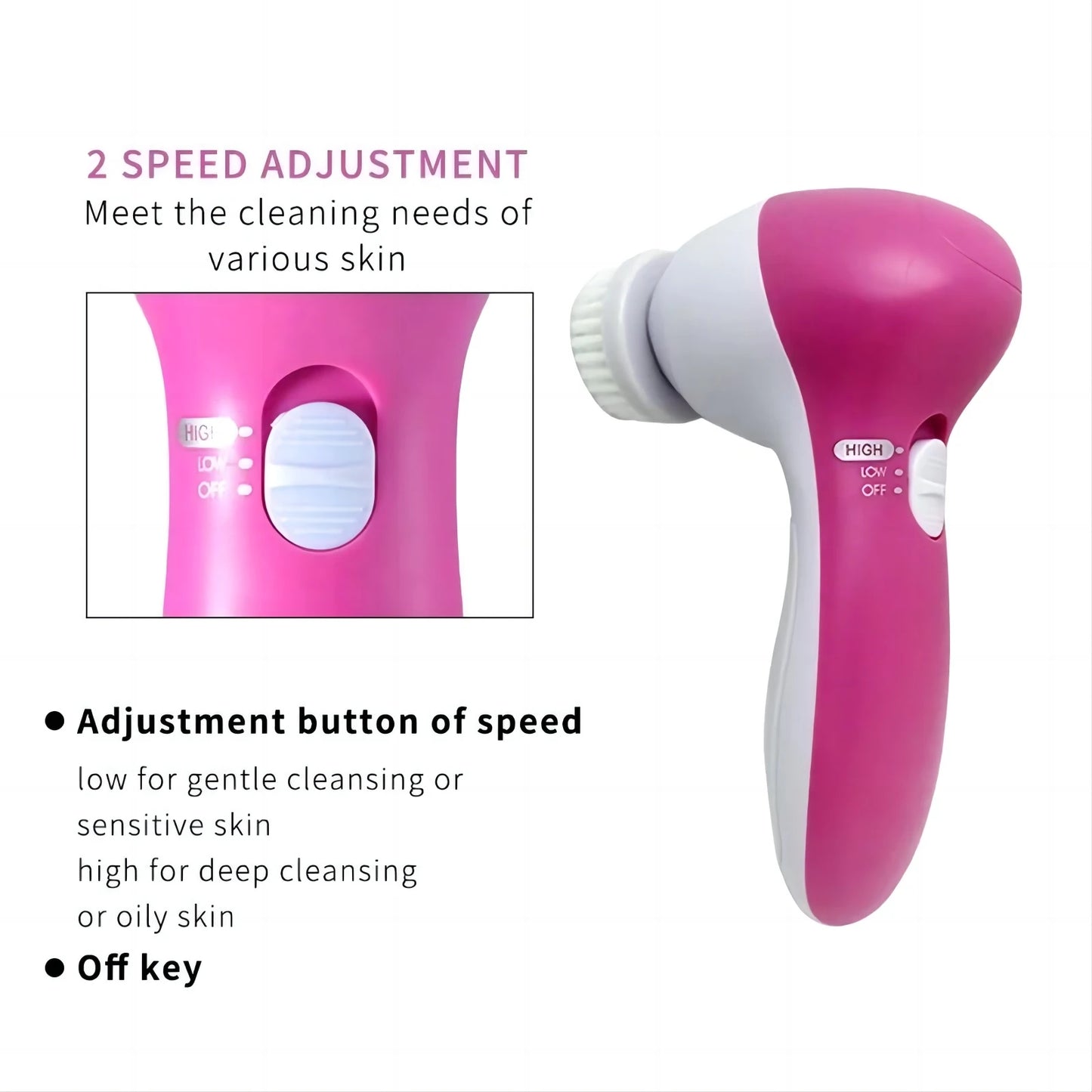 5-in-1 Facial Brush Cleaner™